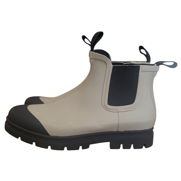 Everlane Chelsea Rain Boots in Stone Size 9 - Picture 4 of 8
